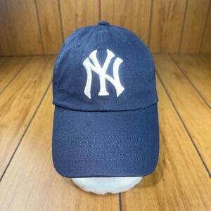 New York Yankees Hat Navy Blue Canon Breast Cancer Awareness Pink Ribbon Cap NWT